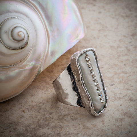 DIAMONDS & PEARLS RING