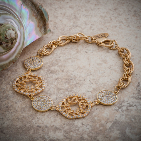 SYMPHONY CRYSTAL VINE BRACELET
