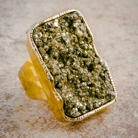 PYRITE STATEMENT RING