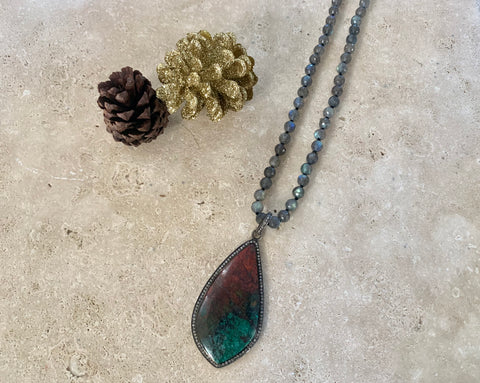 Diamond Jasper Necklace